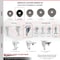 Service Caster 3.5 Inch Phenolic Wheel Swivel 10mm Threaded Stem Caster SCC-TS20S3514-PHR-M1015 - alternate 2